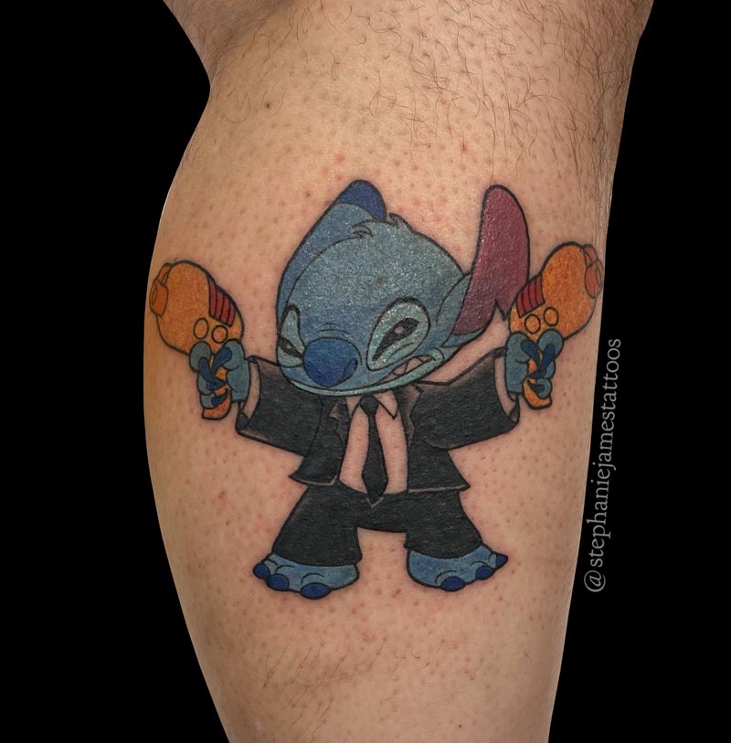 Disney, Illustrative, Animal, Color tattoo by Stephanie James